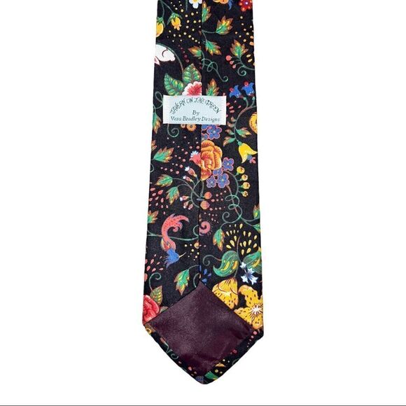 Vera Bradley Tavern on the Green Men's Neck Tie Vintage 1990 EUC HTF - Picture 2 of 3